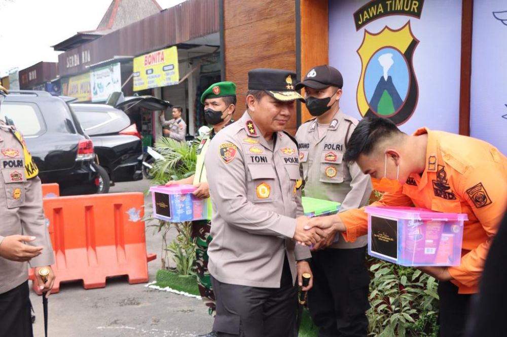 Kapolda Jatim Irjen Pol Dr. Toni Harmanto saat kunjungan ke wilayah Polres Nganjuk