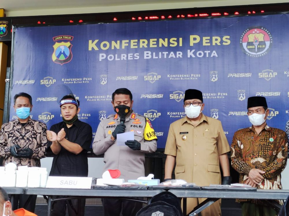 Polres Blitar Kota ungkap 10 kasus Narkoba