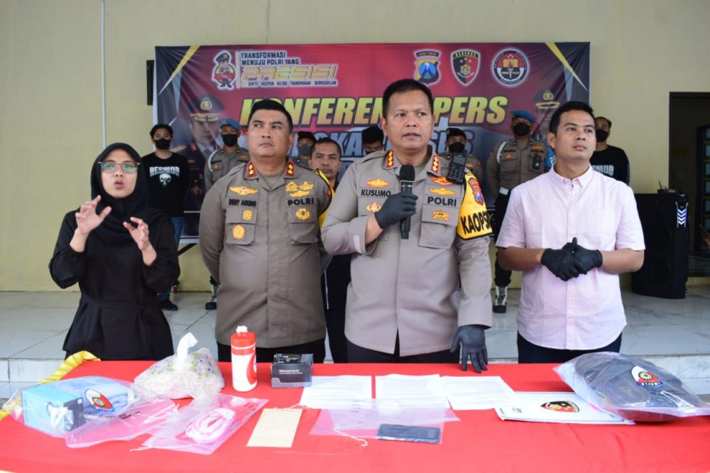 Polresta Sidoarjo amankan terduga Pembunuhan wanita dalam kamar kost