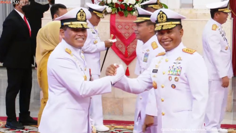 Dankodiklatal Letjen TNI Marinir Suhartono hadiri pelantikan Kasal