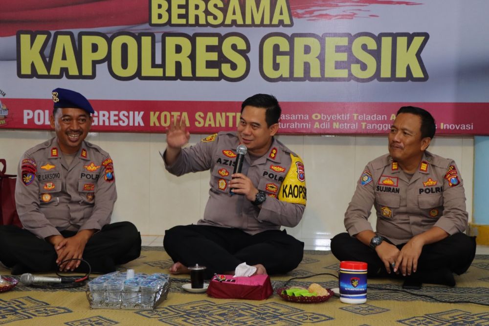 Jum'at Curhat bersama Kapolres Gresik AKBP Mochamad Nur Aziz