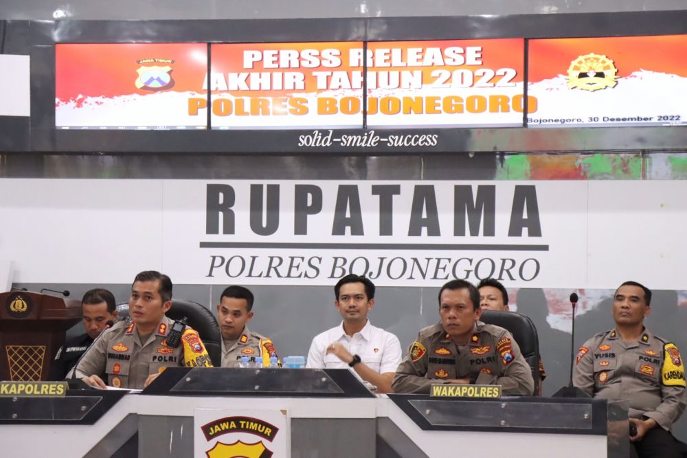 Kapolres Bojonegoro AKBP Muhammad ungkap kasus kecelakaan akhir tahun 2022