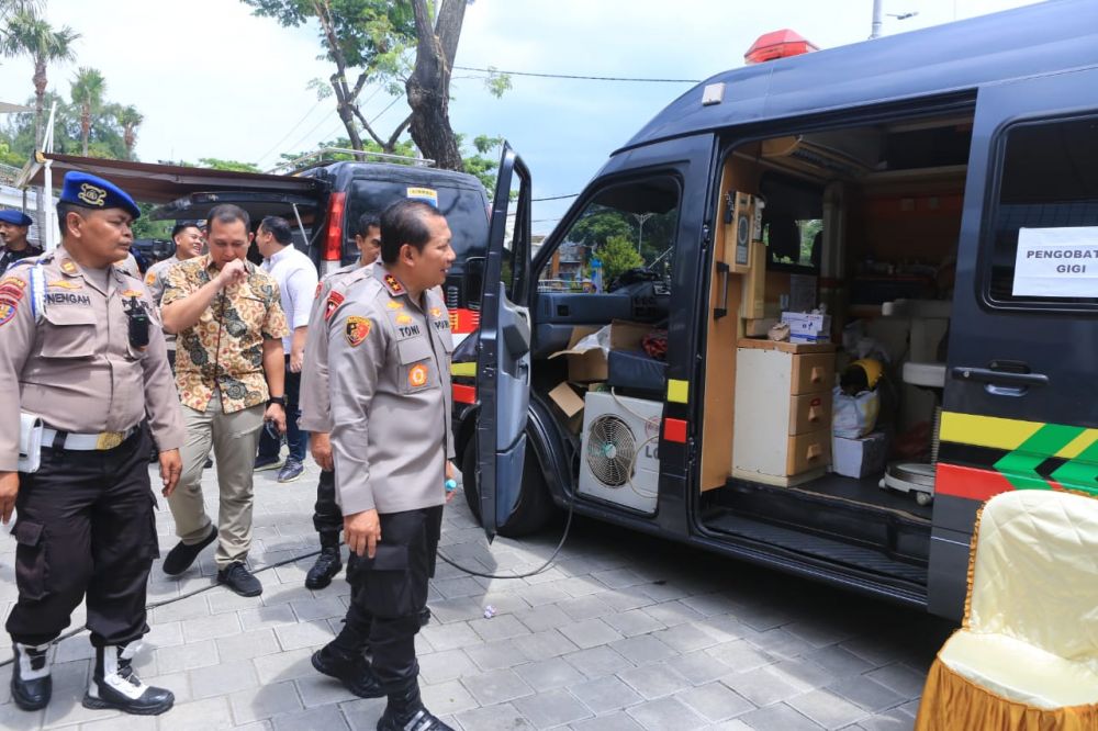 Kapolda Jatim Irjen Pol Dr. Toni Harmanto saat tinjau lokasi