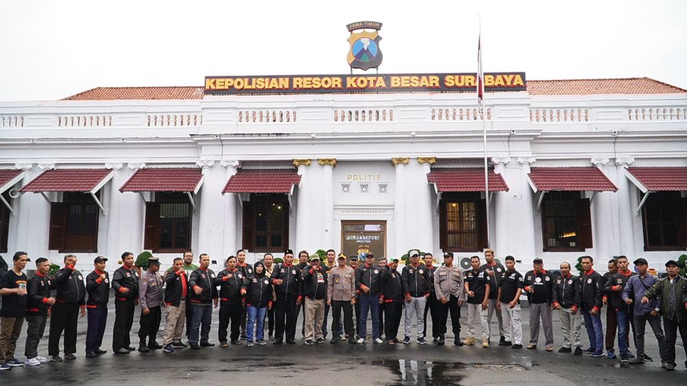 Cegah Bentrok, Polrestabes Surabaya dan IPSI Gelar Deklarasi Wani Jogo Suroboyo