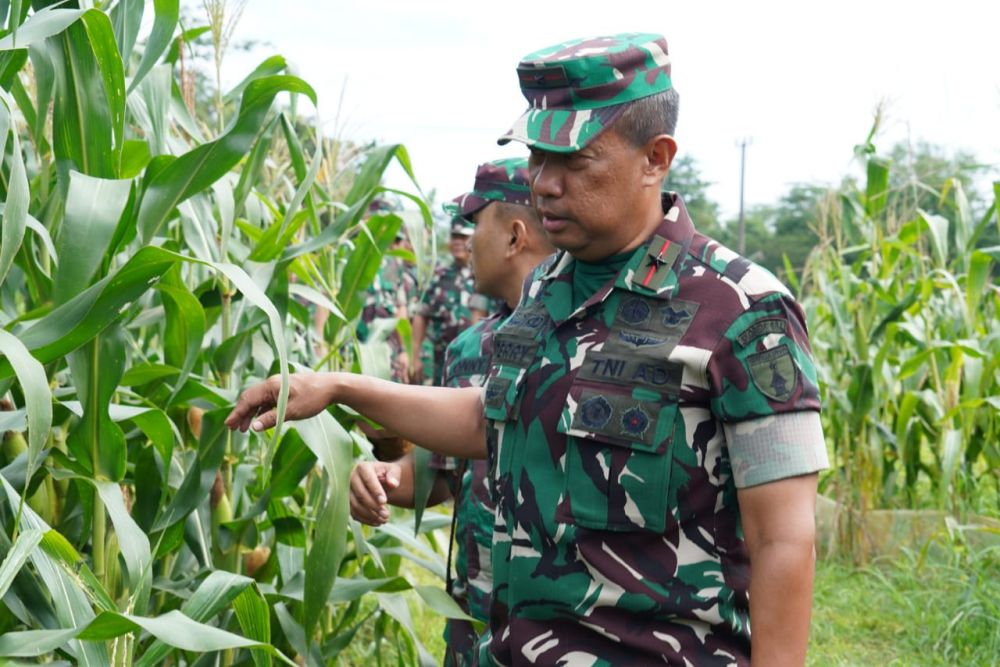 Danrem 084/BJ Brigjen TNI Terry Tresna Purnama saat tinjau lokasi