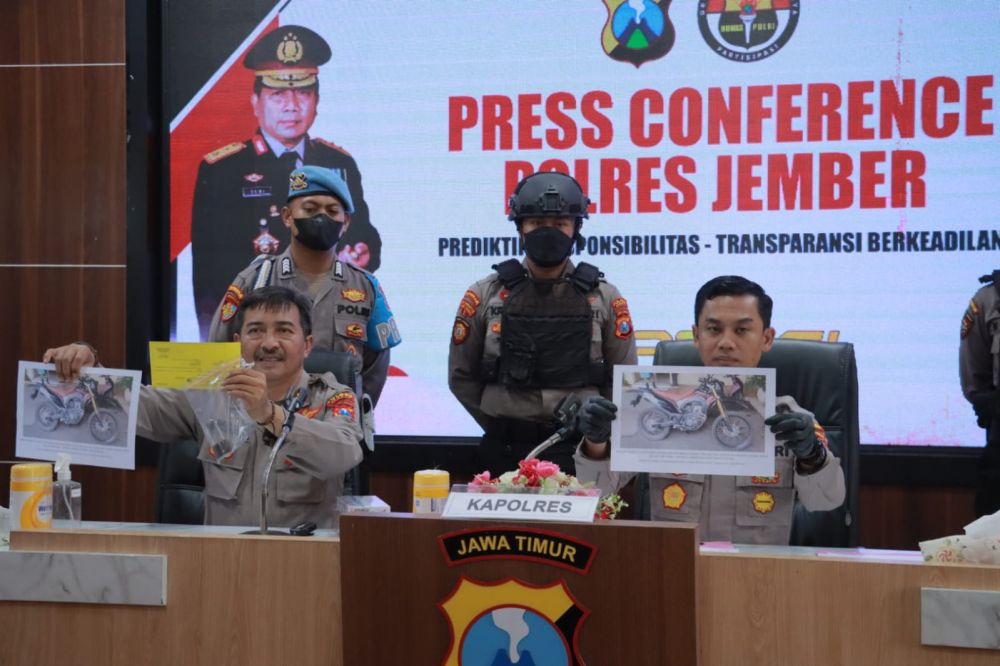 Tim Kalong Polres Jember Amankan Tersangka Curanmor yang Beraksi di 5 TKP