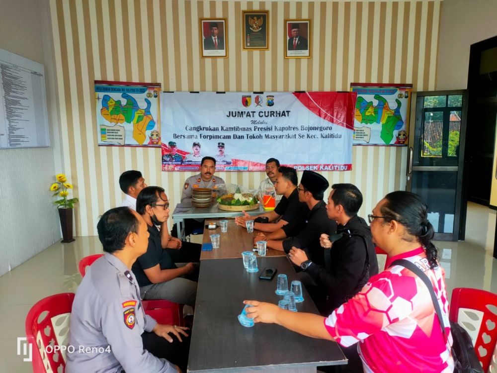 Kapolsek Kalitidu Polres Bojonegoro gelar diskusi bersama BKP