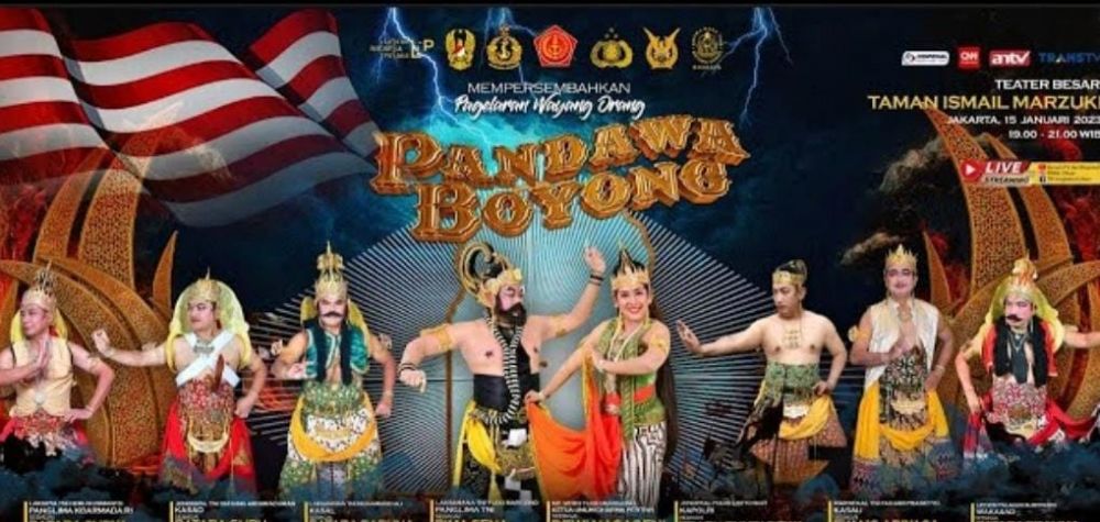 Simbol Sinergitas Budaya Bangsa, Panglima TNI dan Kapolri Tampil di Pagelaran Wayang Orang