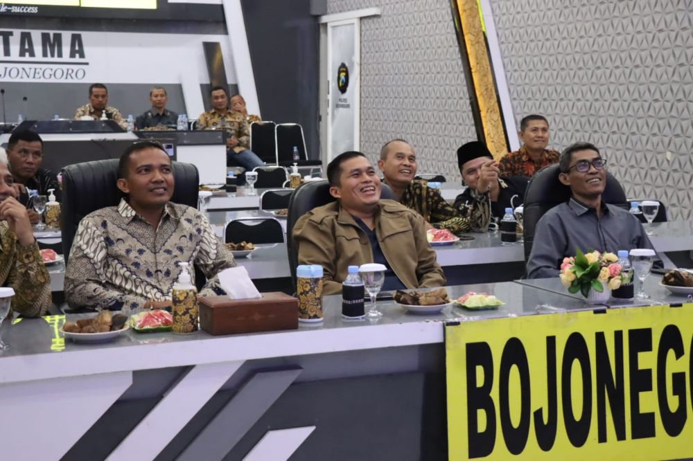 Polres Bojonegoro Gelar Nobar Pagelaran Wayang Orang Pandawa Boyong