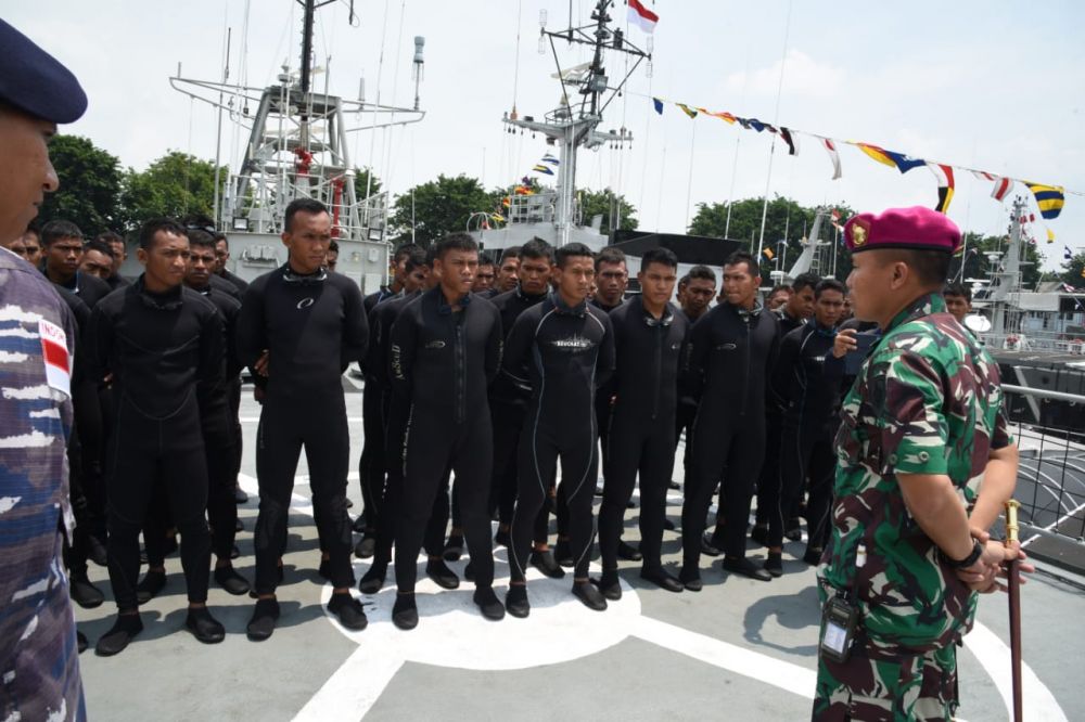 Siswa Diktaifib lattek lompat kapal cepat