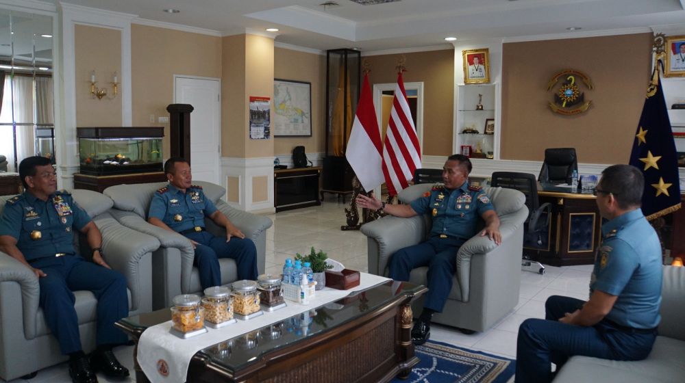 Dankodiklatal Letjen TNI Marinir Suhartono terima kunjungan Kadisdikal Laksma TNI Arif Badrudin