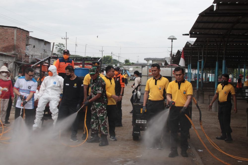 Kapolres Bersama Forkopimda Nganjuk Siagakan Tim PMK