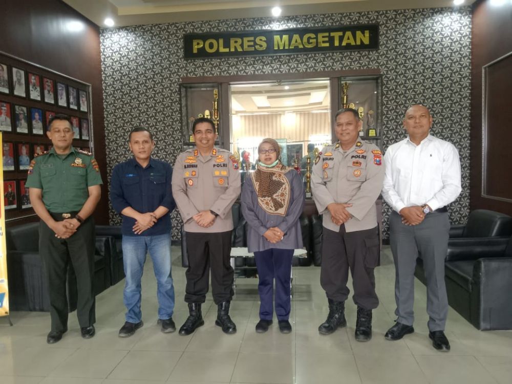 Perkuat Sinergitas, Perhutani Kunjungan ke Polres Magetan Terkait Pengamanan Hutan