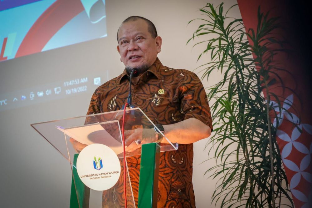Ketua DPD RI AA LaNyalla Mahmud Mattalitti