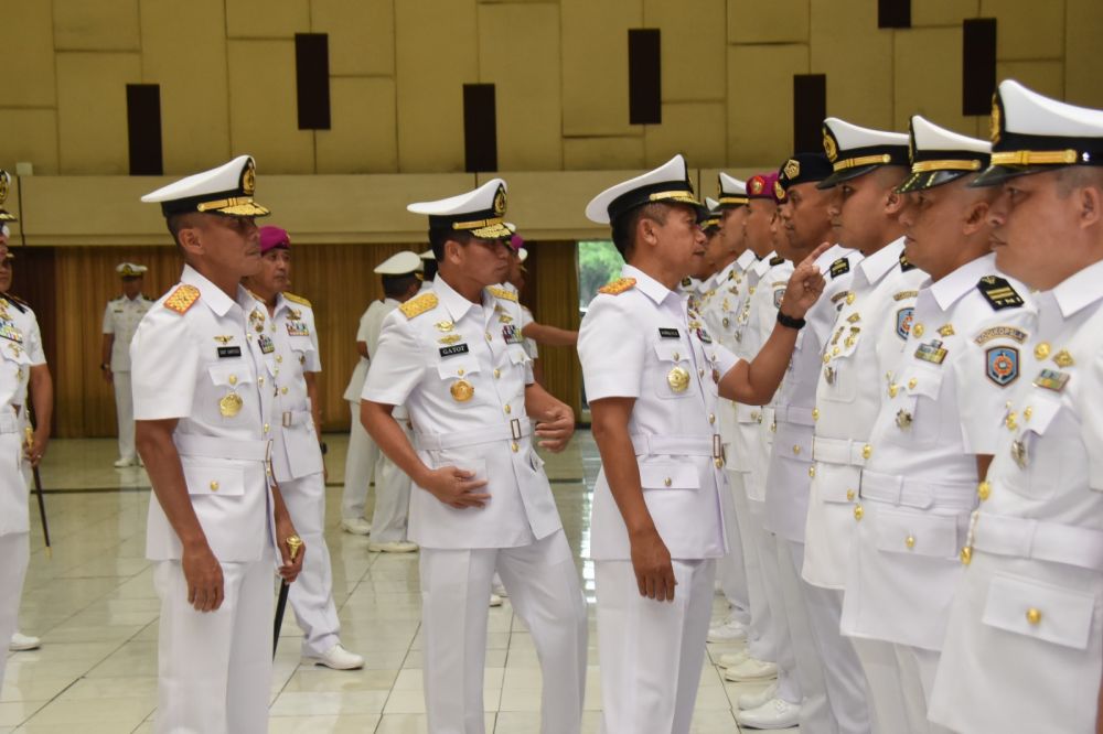 Puluhan Pama TNI AL Siap Ikuti Pendidikan Lanjutan Perwira TA 2023 di Kodiklatal