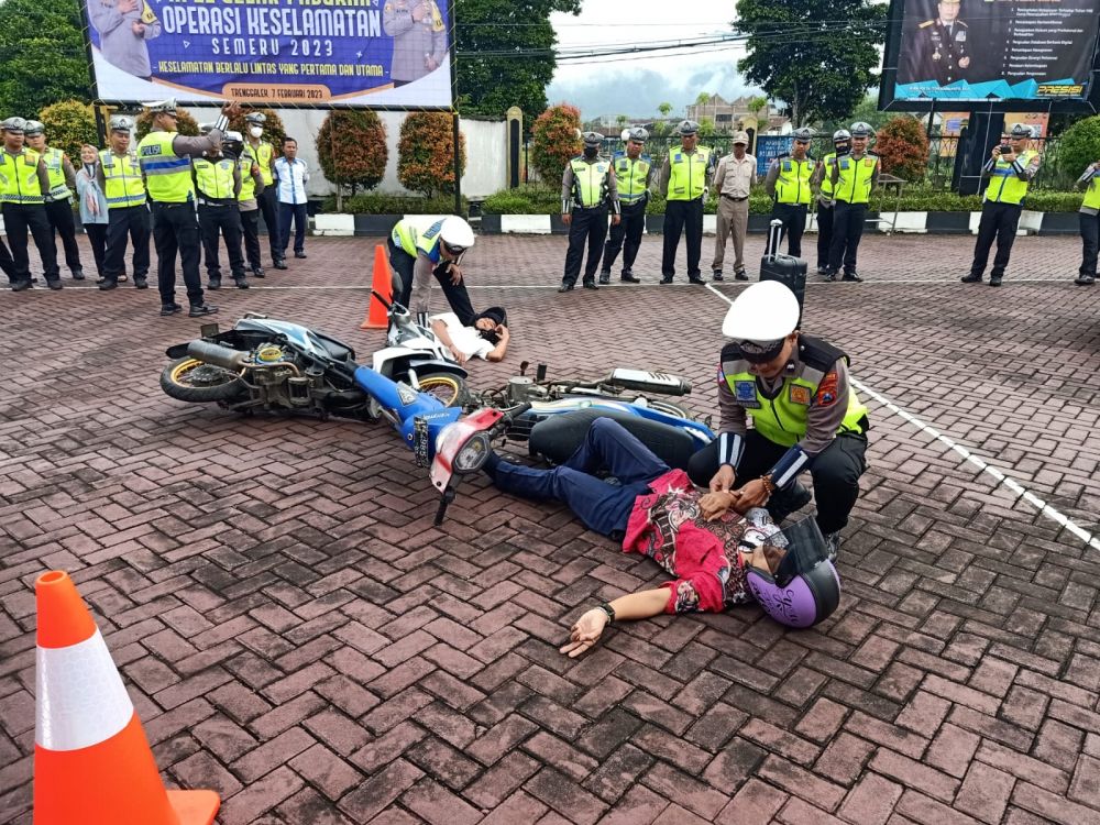 Satlantas Polres Trenggalek gelar pelatihan TPTKP