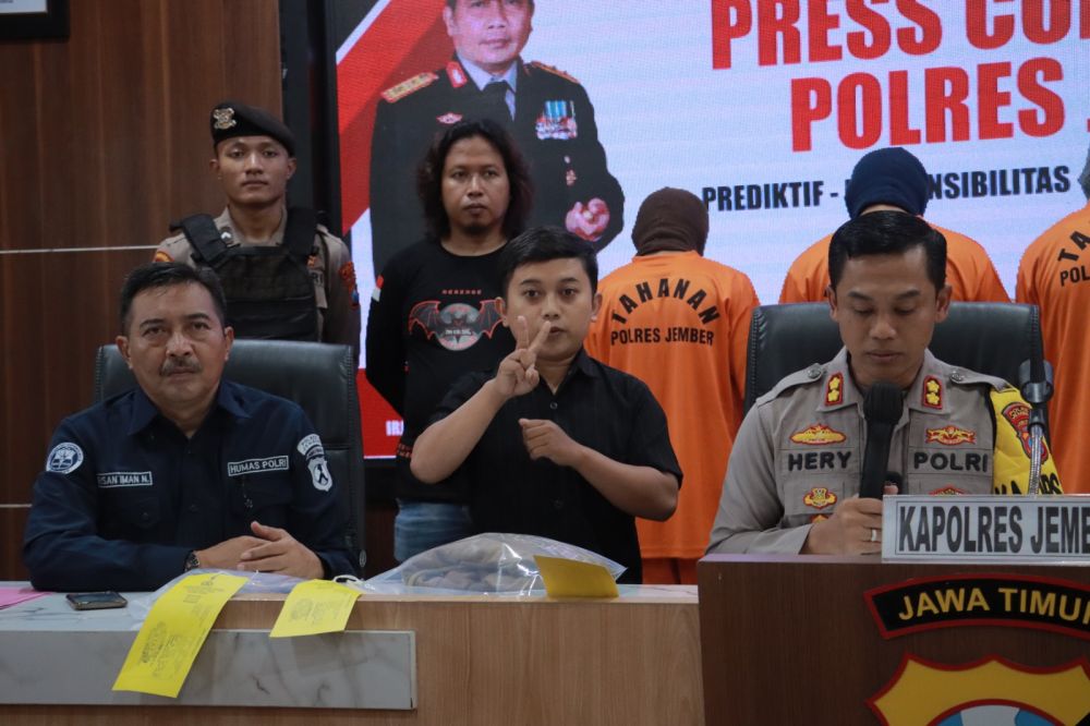 Polres Jember tetapkan 4 tersangka penganiayaan hingga tewas