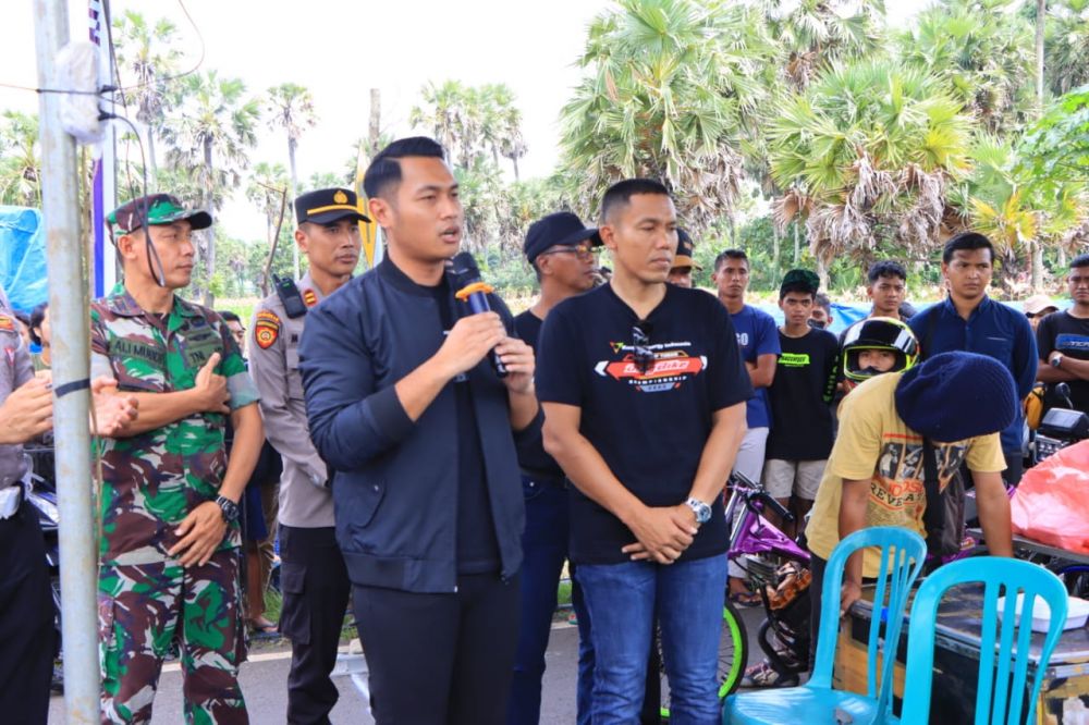 Polres Tuban Lakukan Pengamanan Event Drag Bike Championship 2023