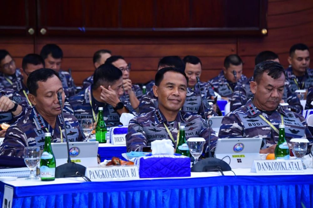 Dankodiklatal Hadiri Rapim TNI AL 2023