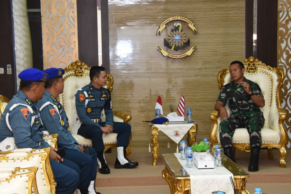 Wadan Kodiklatal Terima Kunjungan Perdana Danpuspomal