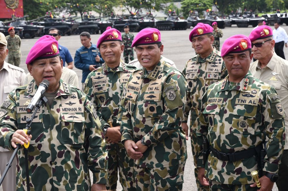 Menhan RI Prabowo Subianto jadi keluarga kehormatan korps Marinir