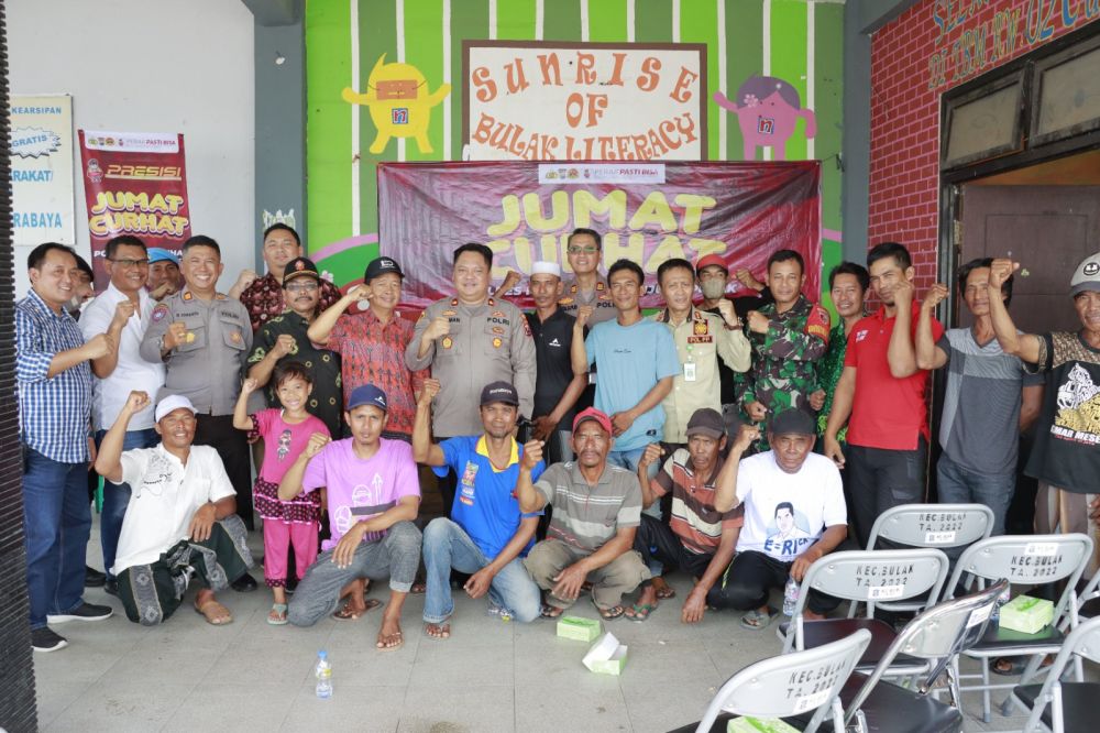 Polres Pelabuhan Tanjung Perak Surabaya gelar Jum'at Curhat