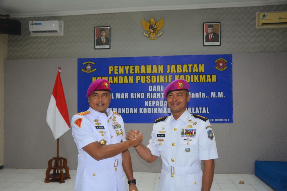 Dankodikmar serah terima jabatan