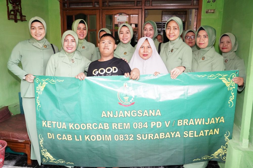 Sambut HUT Persit KCK ke-77 gelar anjangsana dan donor darah