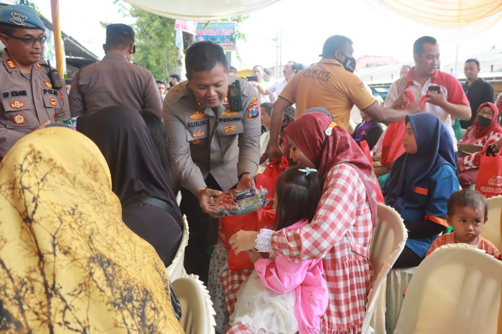 Polresta Sidoarjo Cegah Stunting, Sosialisasi di Desa Tarik