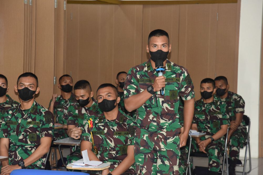 Siswa Dikmapa PK TNI angkatan 29B TA 2022 Susgakes TNI AL ikuti pembekalan