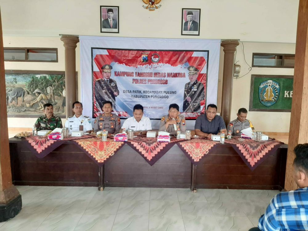 Polres Ponorogo launching Kampung Tangguh Bebas Narkoba