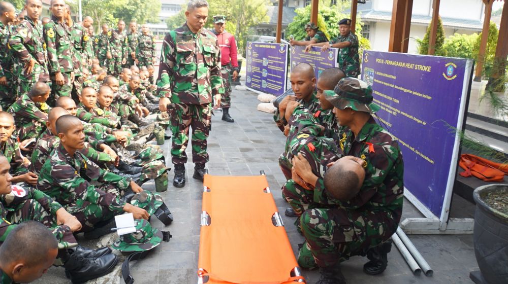 Kenali Lingkungan Kodiklatal, Siswa Dikmaba TNI AL XLll Gelombang 2 Laksanakan Orientasi