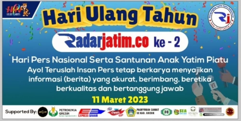 Radarjatim.co rayakan ultah ke-2 di Resto Bintang Sofa & Cafe Bunder Gresik