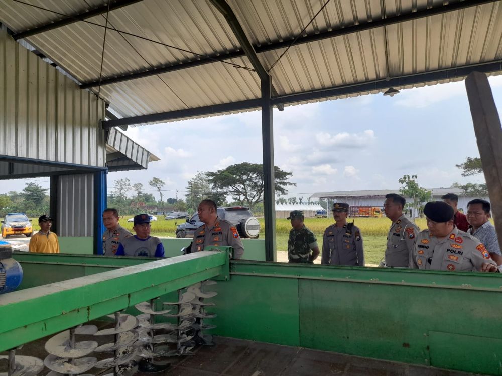 Polres Ngawi tinjau 4 lumbung ketahanan pangan 