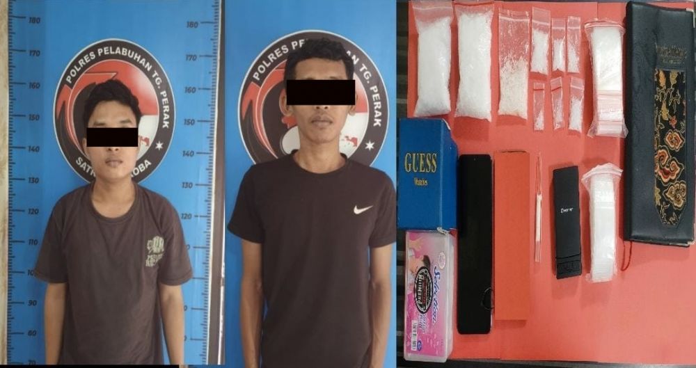 Satresnarkoba Polres Tanjung Perak Tangkap 2 Pengedar Narkoba
