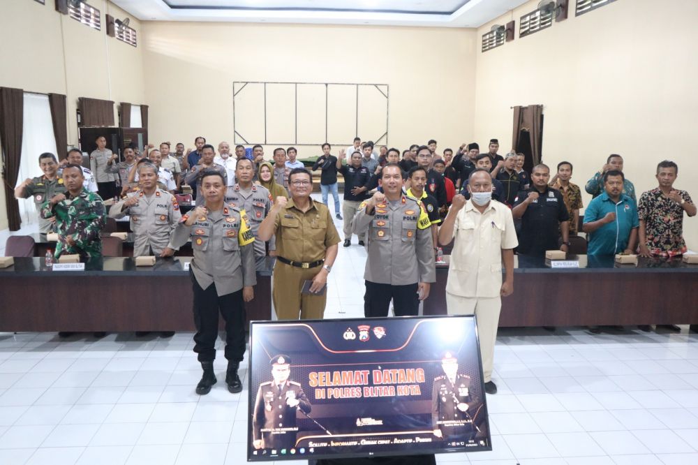 Polres Blitar Kota gandeng perguruan silat jaga Kamtibmas jelang Ramadhan