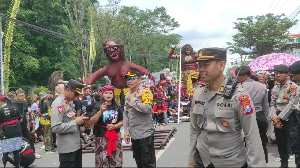 Polres Blitar lakukan pengamanan saat hari raya saka, Nyepi dan ramadhan tetap kondusif