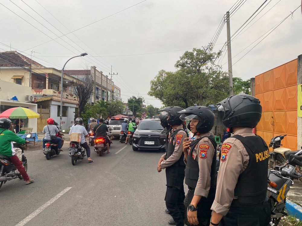 Satsamapta Polres Pasuruan Kota lakukan patroli KRYD jelang buka puasa