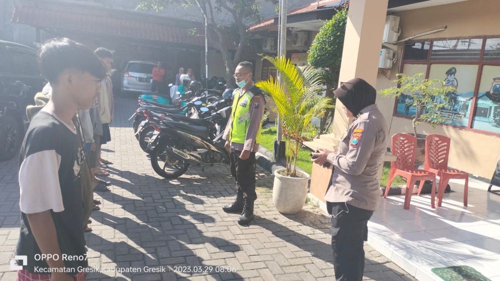 Pelaku perang Sarung diamankan Polisi beserta barang buktinya