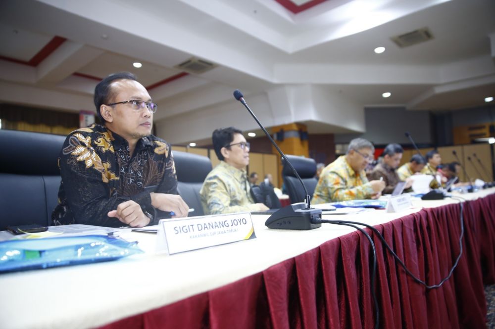 Kunjungan kerja komisi Xl DPR RI di Kanwil DJP Jatim ll
