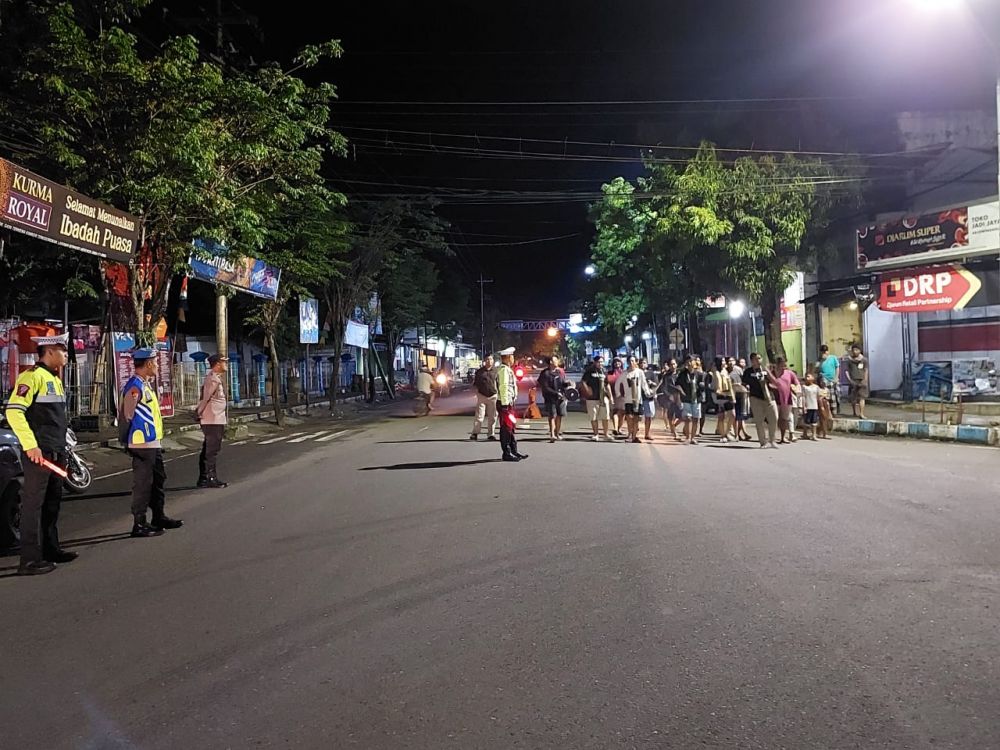 Polres Pacitan lakukan giat pengamanan jelang ngabuburit
