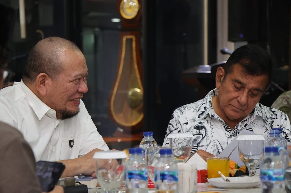 Ketua DPD RI AA LaNyalla Mahmud Mattalitti terima kunjungan pengurus Besar PGI