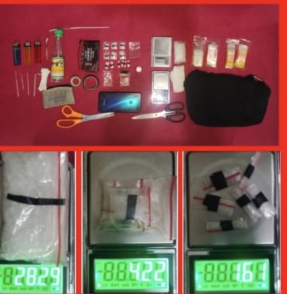 Satresnarkoba Polres Probolinggo amankan tersangka beserta barang buktinya