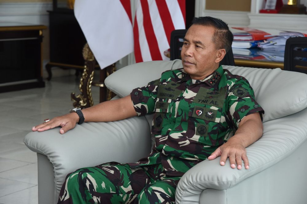 Dankodiklatal Letjen TNI Marinir Suhartono