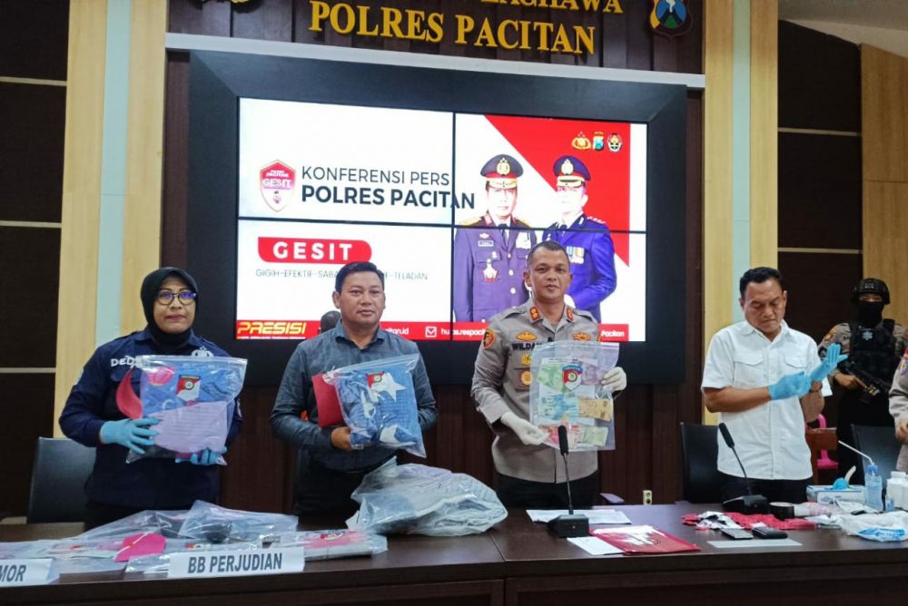 Polres Pacitan ungkap kasus dari Ops Pekat Semeru amankan 17 tersangka