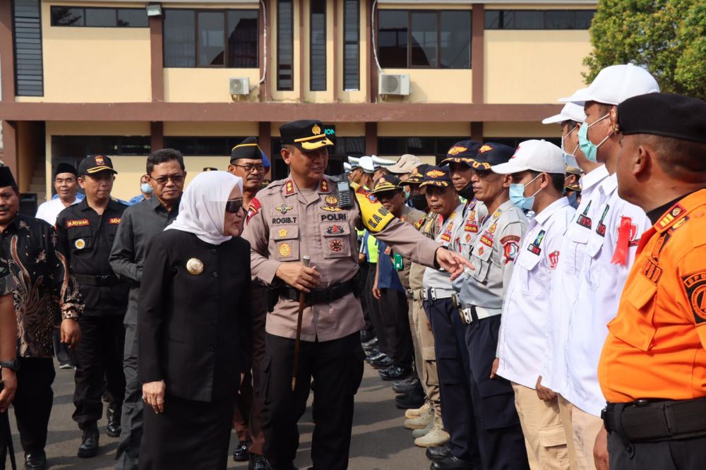 Polres Bojonegoro Laksanakan Apel Gelar Pasukan Ops Ketupat Semeru 2023