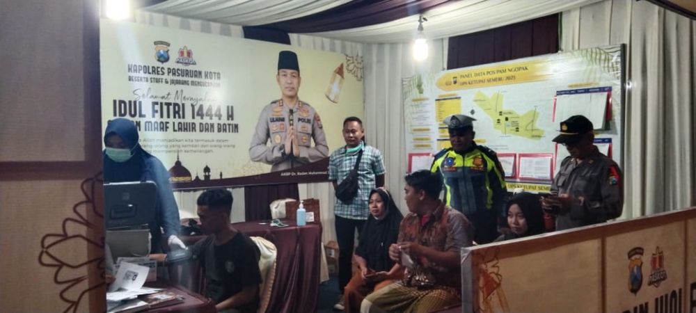Posyan Polres Pasuruan Kota siapkan Vaksin Booster gratis