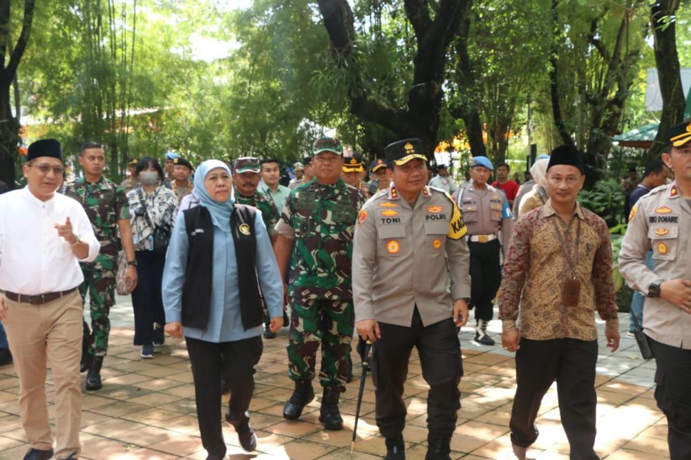 Pastikan Pengunjung Aman dan Nyaman, Forkopimda Jatim Tinjau KBS