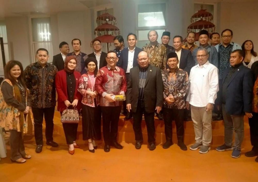Ketua DPD RI AA LaNyalla Mahmud Mattalitti saat di Sydney Australia