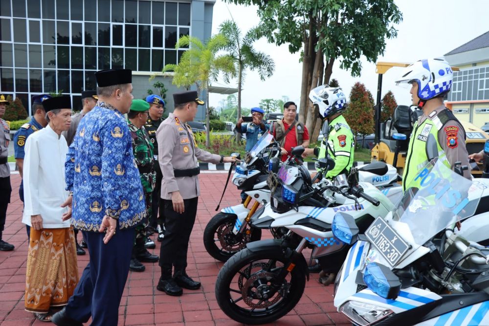 Kapolres Gresik AKBP Adhitya Panji Anom berterima kasih dengan berakhirnya Ops Ketupat Semeru